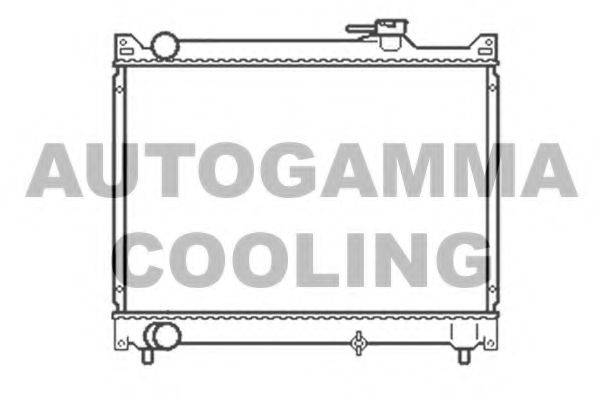 AUTOGAMMA 104108 Радіатор, охолодження двигуна