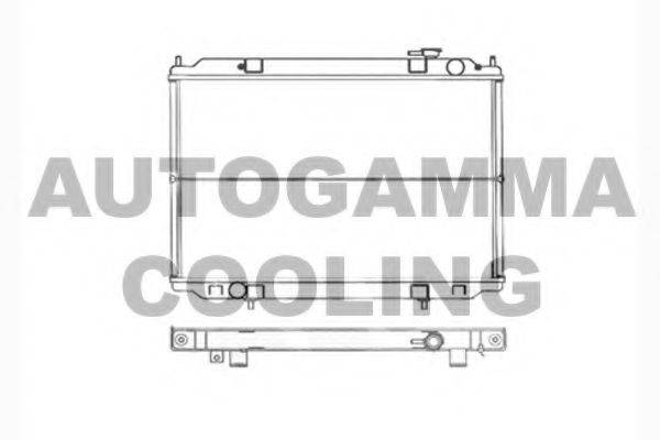 AUTOGAMMA 104134 Радіатор, охолодження двигуна