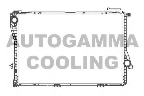AUTOGAMMA 104143 Радіатор, охолодження двигуна