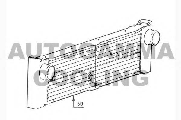 AUTOGAMMA 104322 Інтеркулер