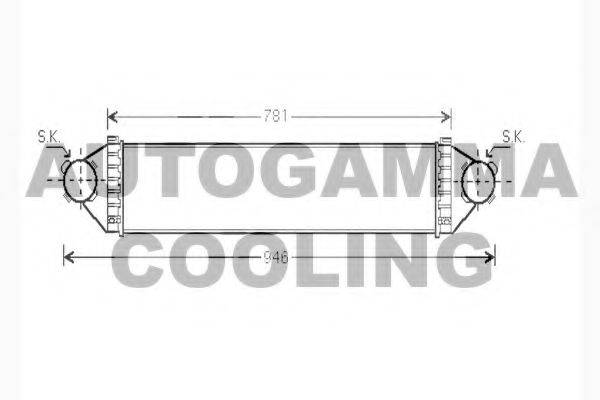 AUTOGAMMA 104328 Інтеркулер