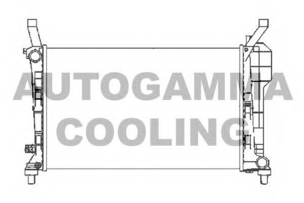 AUTOGAMMA 104684 Радіатор, охолодження двигуна