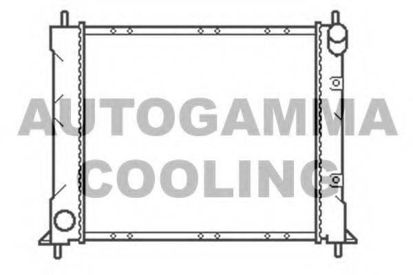 AUTOGAMMA 104701 Радіатор, охолодження двигуна
