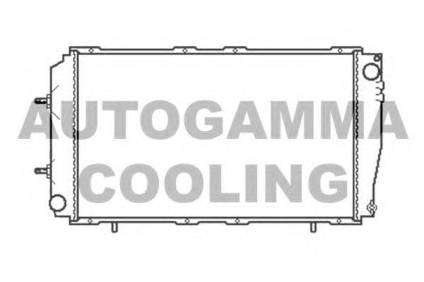 AUTOGAMMA 104707 Радіатор, охолодження двигуна