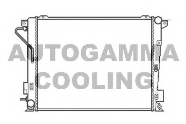 AUTOGAMMA 104832 Радіатор, охолодження двигуна