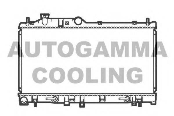 AUTOGAMMA 104867 Радіатор, охолодження двигуна