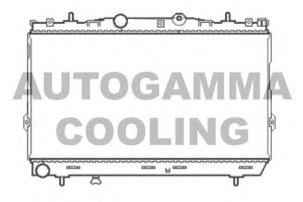 AUTOGAMMA 105042 Радіатор, охолодження двигуна