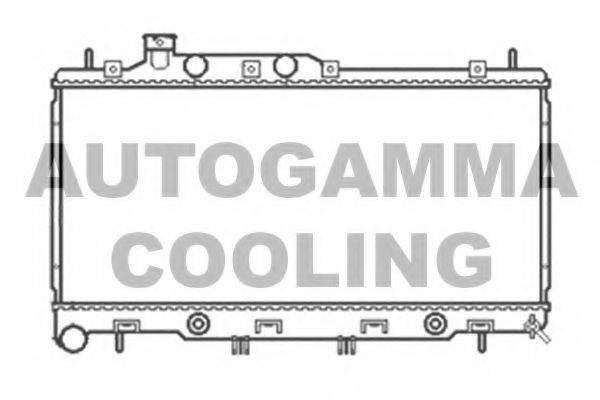 AUTOGAMMA 105055 Радіатор, охолодження двигуна