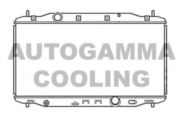 AUTOGAMMA 105099 Радіатор, охолодження двигуна