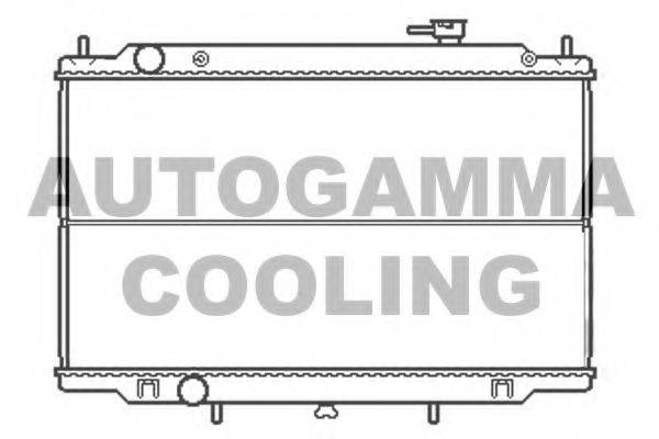 AUTOGAMMA 105110 Радіатор, охолодження двигуна