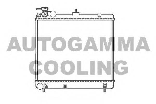 AUTOGAMMA 105127 Радіатор, охолодження двигуна