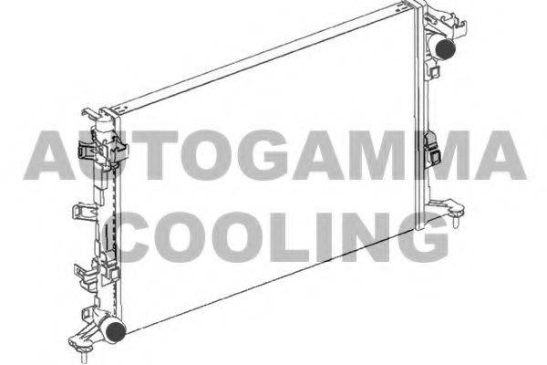 AUTOGAMMA 105176 Радіатор, охолодження двигуна