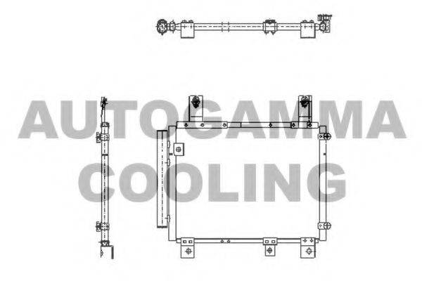 AUTOGAMMA 105193 Конденсатор, кондиціонер