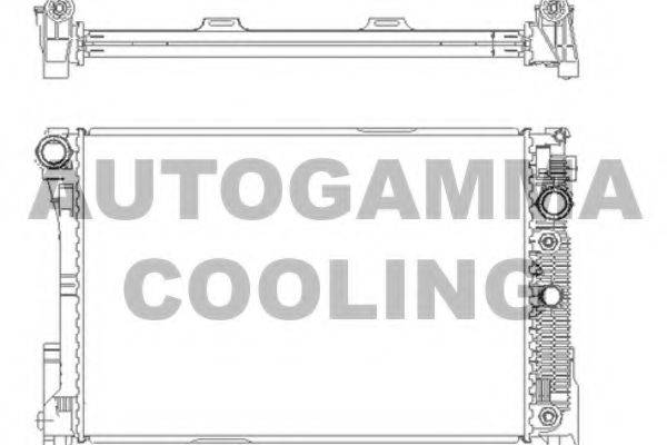 AUTOGAMMA 105215 Радіатор, охолодження двигуна
