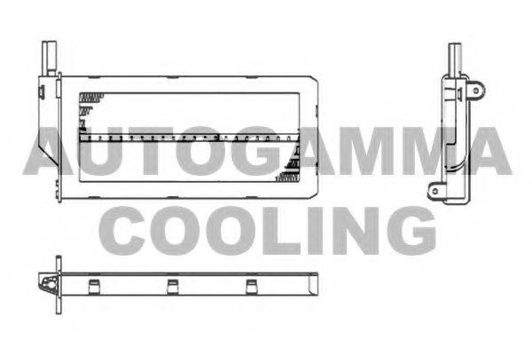 AUTOGAMMA 105236 Теплообмінник, опалення салону