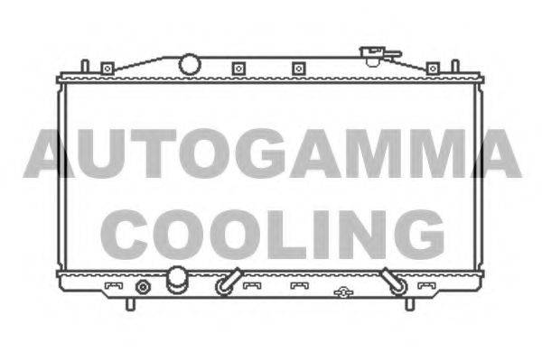 AUTOGAMMA 105407 Радіатор, охолодження двигуна