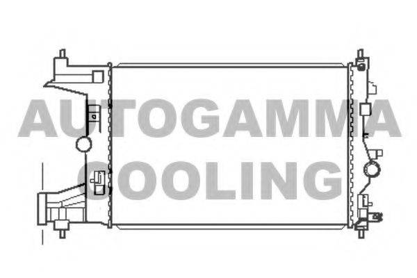 AUTOGAMMA 105446 Радіатор, охолодження двигуна