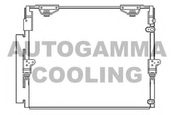 AUTOGAMMA 105511 Конденсатор, кондиціонер