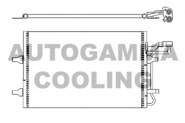 AUTOGAMMA 105512 Конденсатор, кондиціонер