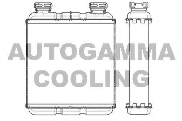 AUTOGAMMA 105535 Теплообмінник, опалення салону