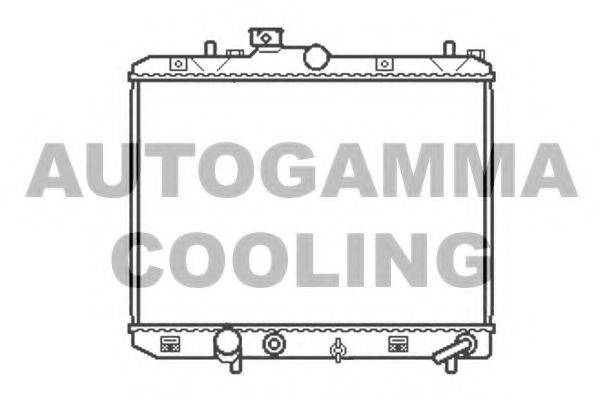 AUTOGAMMA 105607 Радіатор, охолодження двигуна