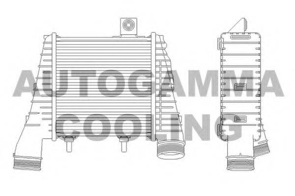 AUTOGAMMA 105722 Інтеркулер