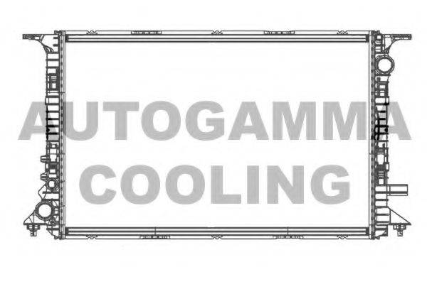 AUTOGAMMA 105748 Радіатор, охолодження двигуна