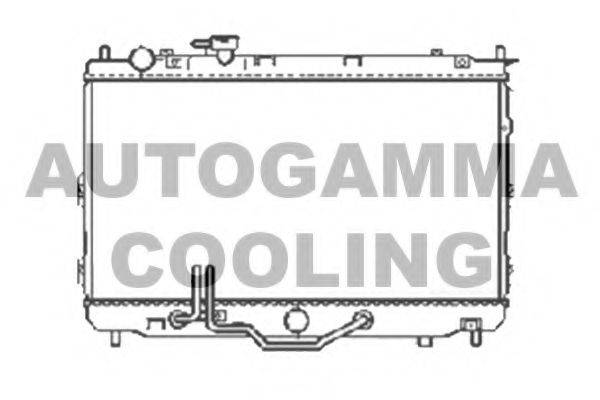 AUTOGAMMA 105804 Радіатор, охолодження двигуна