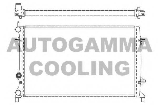 AUTOGAMMA 105846 Радіатор, охолодження двигуна