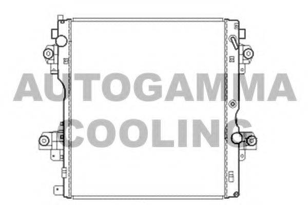 AUTOGAMMA 105878 Радіатор, охолодження двигуна