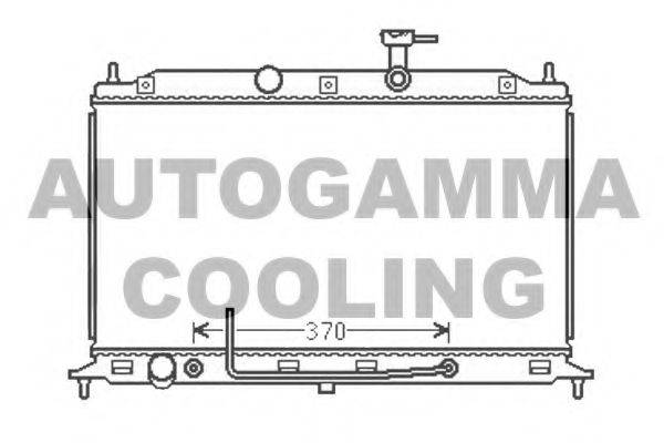 AUTOGAMMA 105920 Радіатор, охолодження двигуна