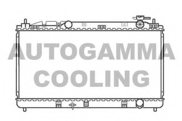 AUTOGAMMA 105922 Радіатор, охолодження двигуна