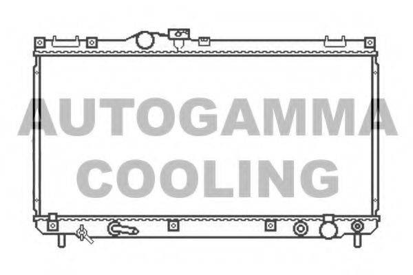 AUTOGAMMA 107063 Радіатор, охолодження двигуна