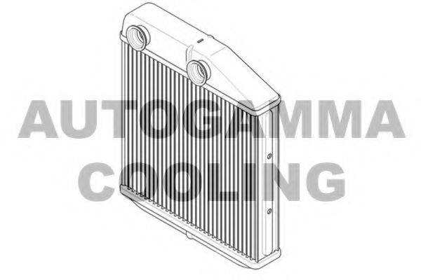 AUTOGAMMA 107090 Теплообмінник, опалення салону