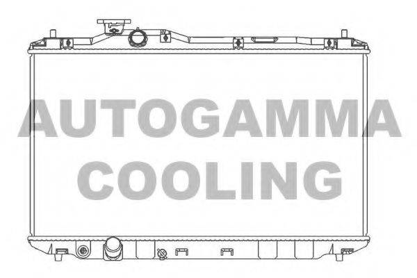 AUTOGAMMA 107176 Радіатор, охолодження двигуна