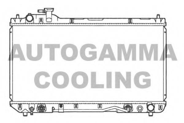 AUTOGAMMA 107189 Радіатор, охолодження двигуна