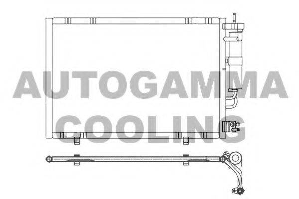 AUTOGAMMA 107195 Конденсатор, кондиціонер