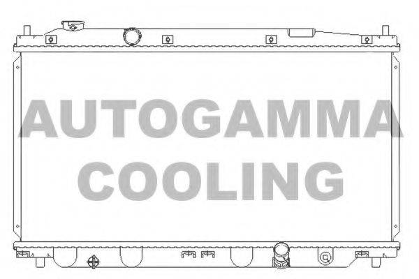 AUTOGAMMA 107218 Радіатор, охолодження двигуна