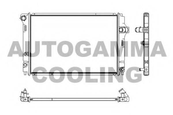 AUTOGAMMA 107243 Радіатор, охолодження двигуна