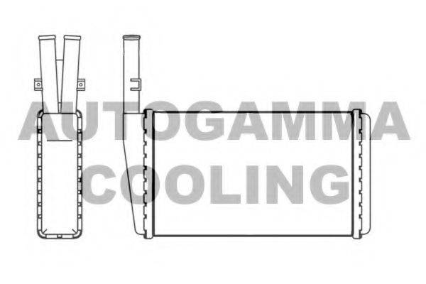 AUTOGAMMA 107268 Теплообмінник, опалення салону