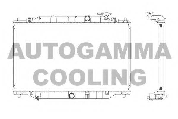 AUTOGAMMA 107273 Радіатор, охолодження двигуна