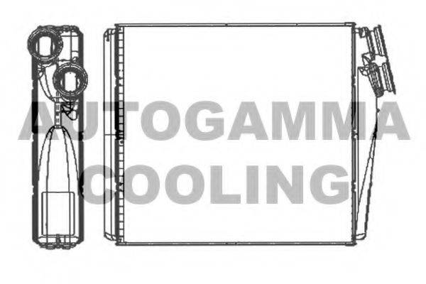 AUTOGAMMA 107277 Теплообмінник, опалення салону