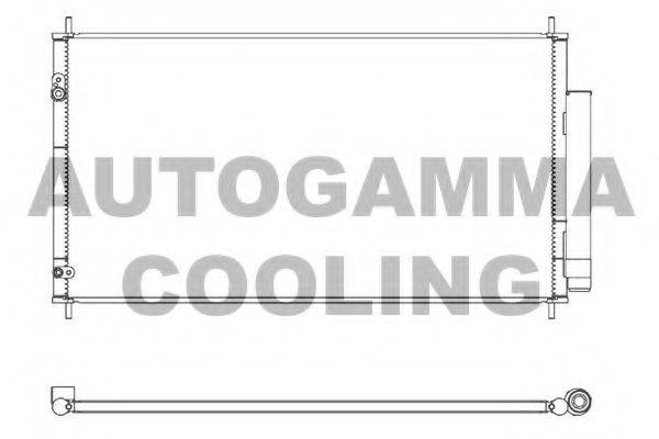 AUTOGAMMA 107443 Конденсатор, кондиціонер