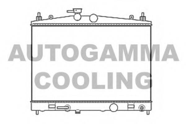AUTOGAMMA 107458 Радіатор, охолодження двигуна