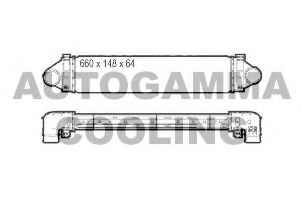 AUTOGAMMA 107394 Інтеркулер