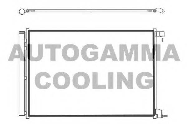 AUTOGAMMA 107500 Конденсатор, кондиціонер
