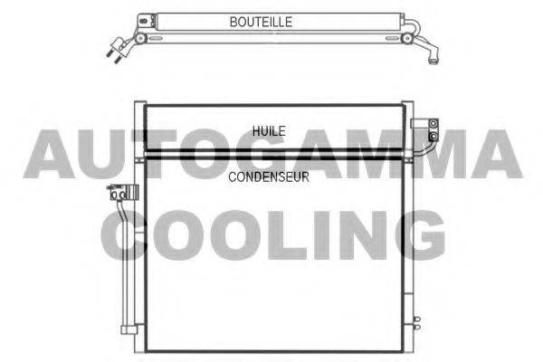 AUTOGAMMA 107501 Конденсатор, кондиціонер