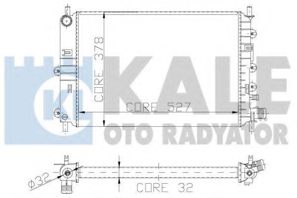 KALE OTO RADYATOR 103500 Радіатор, охолодження двигуна