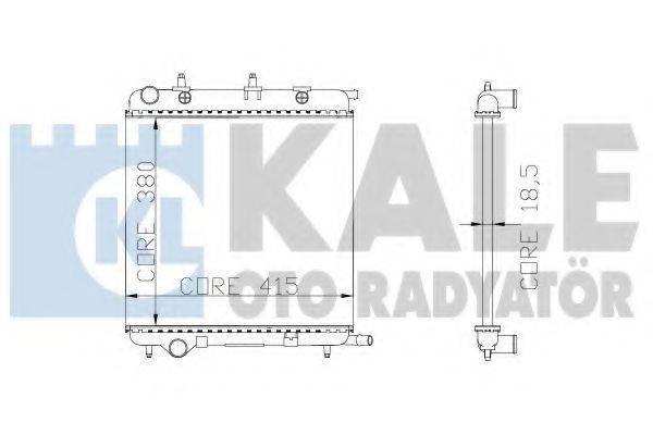 KALE OTO RADYATOR 285300 Радіатор, охолодження двигуна