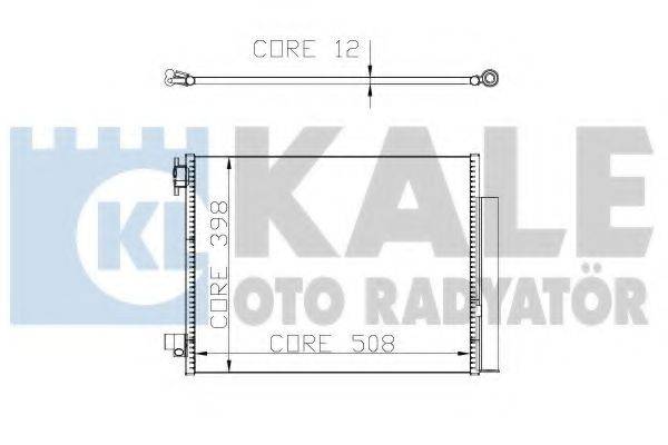 KALE OTO RADYATOR 301300 Конденсатор, кондиціонер